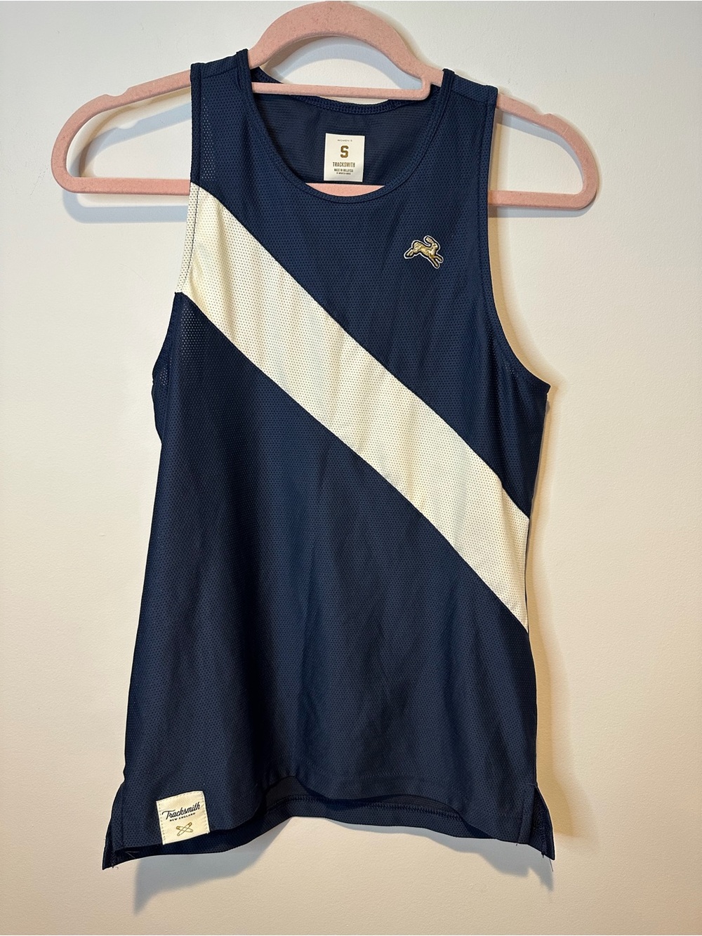 tracksmith van cortlandt tank top size small women’s